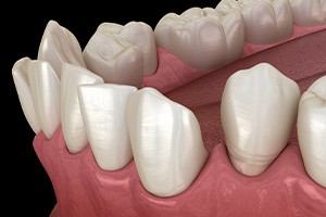 Smiling woman enjoying meal at restaurant on the water