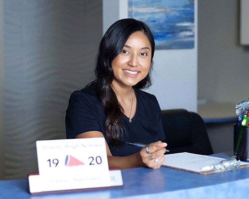 Laura, the Omega Dental team member who handles insurance